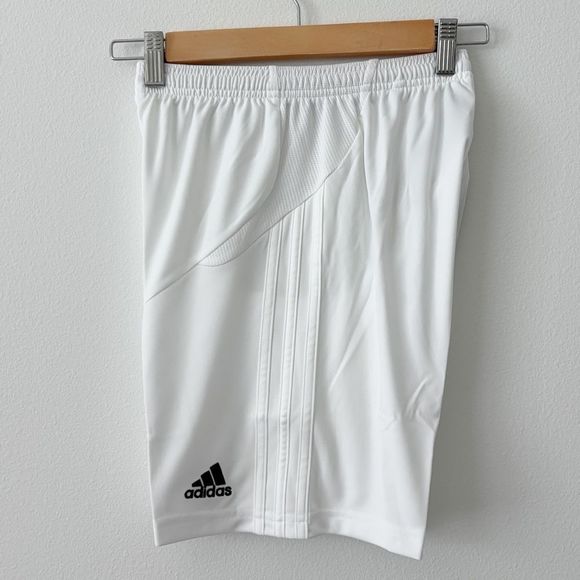 Adidas Camp 11 White-on-White Soccer Shorts | Youth Girls Medium | NEW - Picture 8 of 15